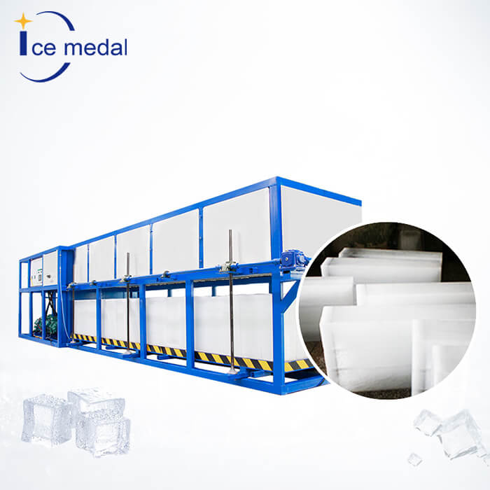 Icemedal IMZL15 Machine à glace à bloc de refroidissement direct de 15 tonnes pour usine de blocs de glace