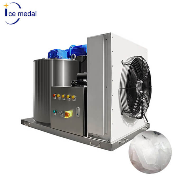 IceMedal IMF2 2 tonnes par jour Machine de glace en flocons pour la pêche