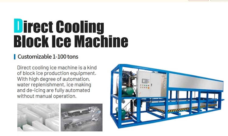 Ice de bloc automatique macine