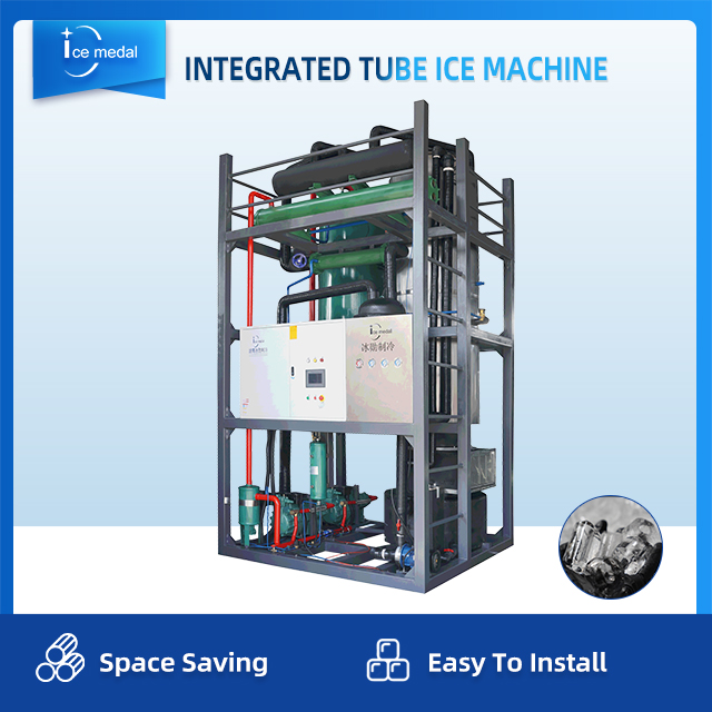 Machine à glace à cylindre intégrée Icemedal 15 tonnes par jour avec prix d'usine