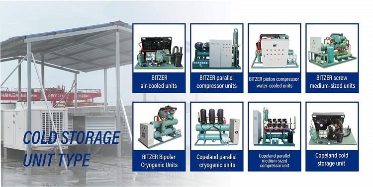 type d'unité de stockage à froid