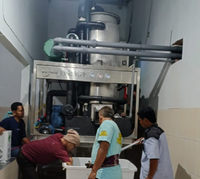Machine à glaçons tubulaire de 5 tonnes en Indonésie