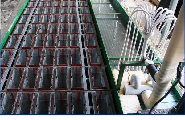 machine de production de glace en bloc, dispositif d'injection d'eau de type civil 