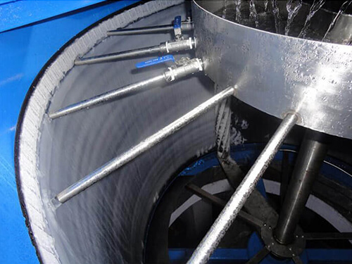 système de pulvérisation d'eau pour machine à glace en écailles 