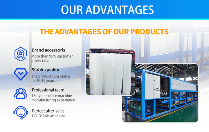 Quels sont les avantages des machines &agrave; blocs de glace &agrave; refroidissement direct ?