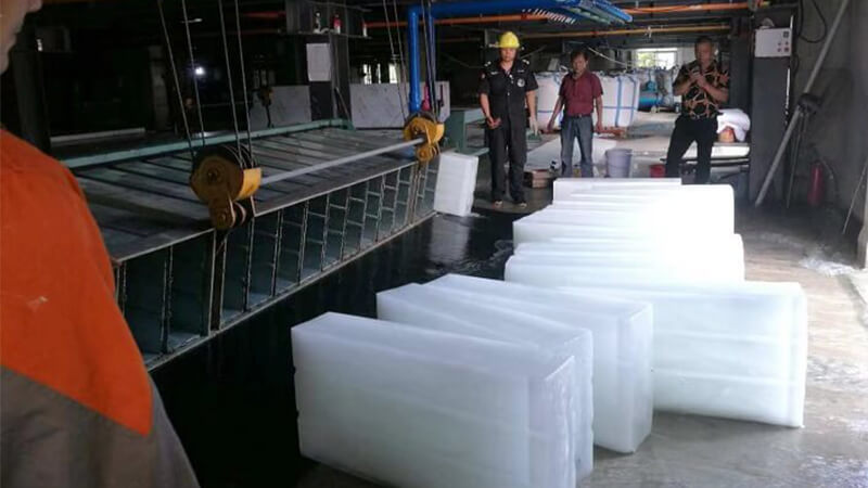 bloc de glace pour usine à glace
