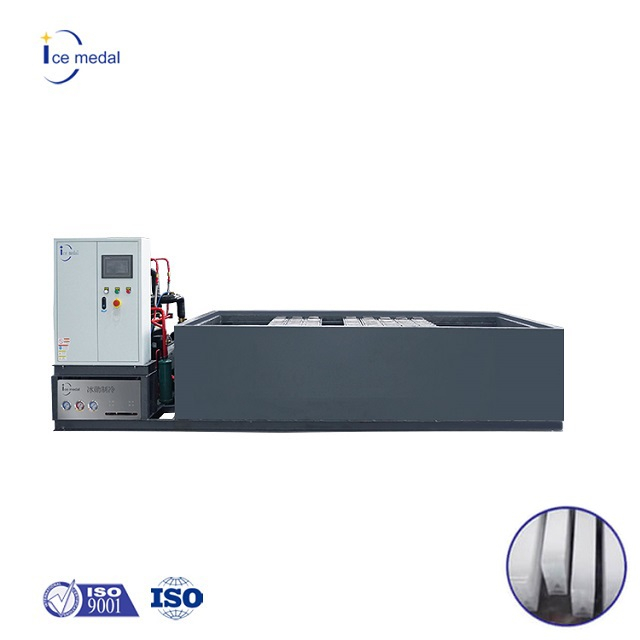 Icemedal IMB1 Machine à blocs de glace de 1 tonne, traitement des fruits de mer, machine à blocs de glace
