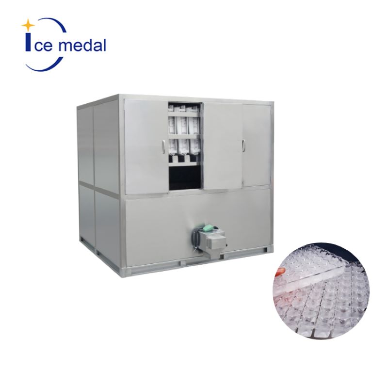 IceMedal IMC1 1 tonne par jour Big Ice Cube Machine Machine commerciale Ice Maker