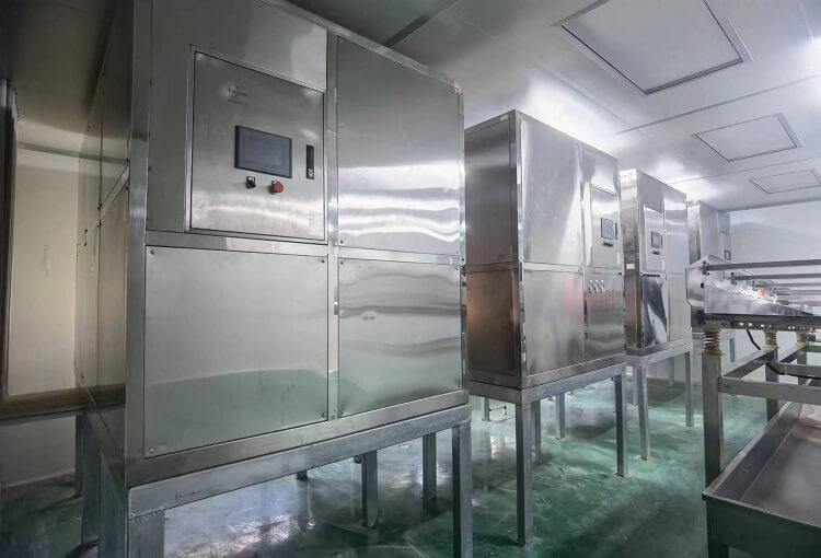 usine de glace en cubes