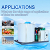 ICEMEDAL IMF1 1-tonne par jour Machine de glace en flocons pour la préservation des fruits de mer