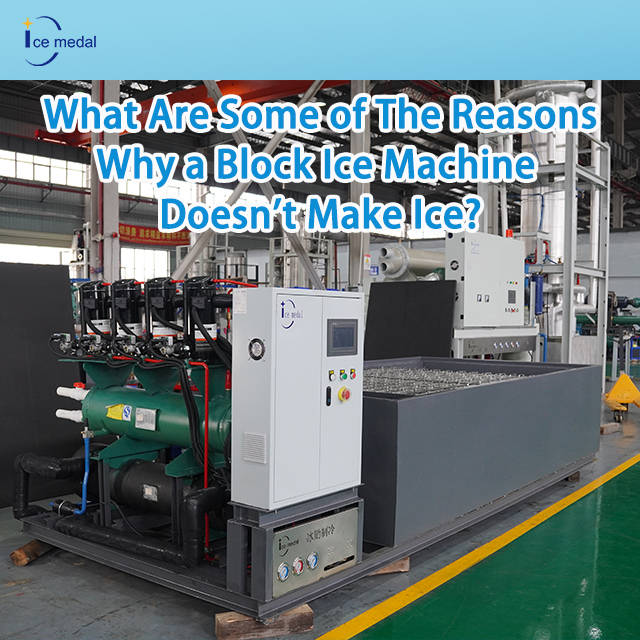 Quelles sont les raisons pour lesquelles une machine à glace en bloc ne fait pas de glace?