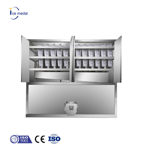 Machine à glace en forme de cube de réfrigération Icemedal pour la sécurité des glaces comestibles