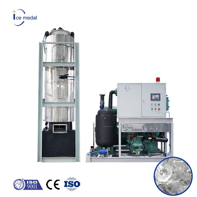 Icemedal IMT série économie d'énergie haute capacité Tube Machine à glace glace en cristal pour usine de glace