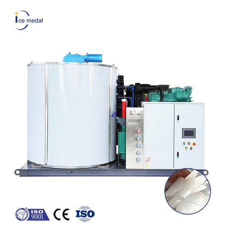 IceMedal IMF20 20 tonnes par jour Machine de glace en flocons pour refroidissement en béton