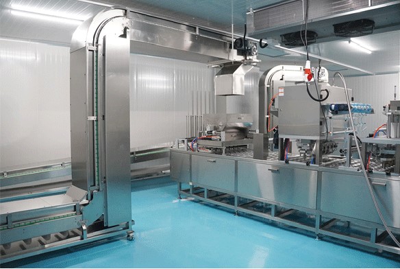 ligne de production de la tasse de glace