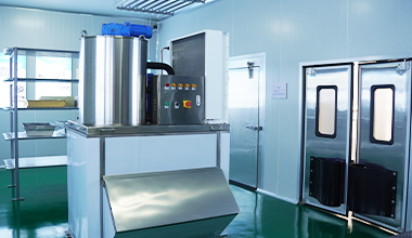 Salle d'exposition de rangement à froid