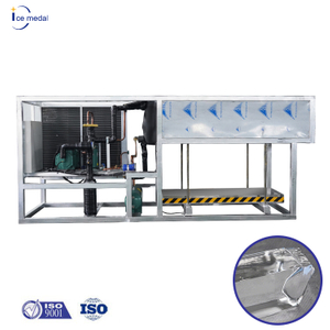 Icemedal 3 tonnes par jour clair refroidissement Direct Blcok Machine à glace Machine à glace à vendre