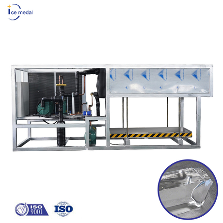 Icemedal 3 tonnes par jour clair refroidissement Direct Blcok Machine à glace Machine à glace à vendre