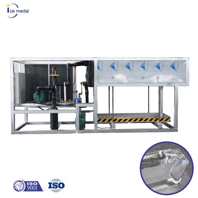 Icemedal 3 tonnes par jour clair refroidissement Direct Blcok Machine à glace Machine à glace à vendre
