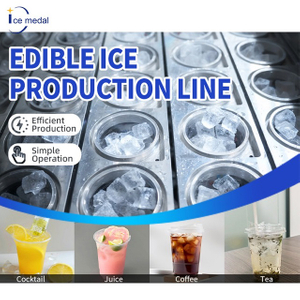 Solutions d'usine de glace pour sacs de glace en gobelets comestibles automatisés et personnalisés à guichet unique Icemedal