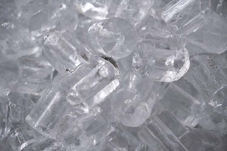 glace en tube
