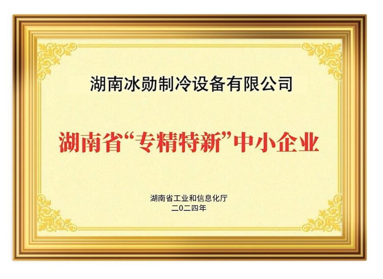 Félicitations à Icemedal pour avoir obtenu le titre honorifique de petites et moyennes entreprises spécialisées, raffinées et nouvelles de la province du Hunan en 2024