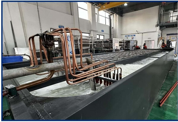 évaporateur de machine à glace en bloc