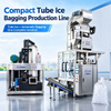 Ligne de production de glace en tube de 5 tonnes avec système d'emballage de glace automatique