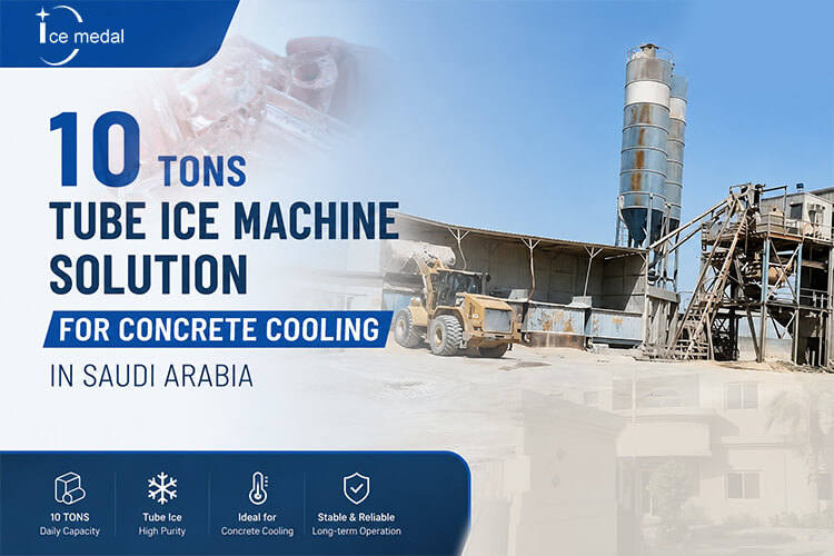 Solution de machine &agrave; glace en tube industrielle pour une entreprise de construction saoudienne.jpg