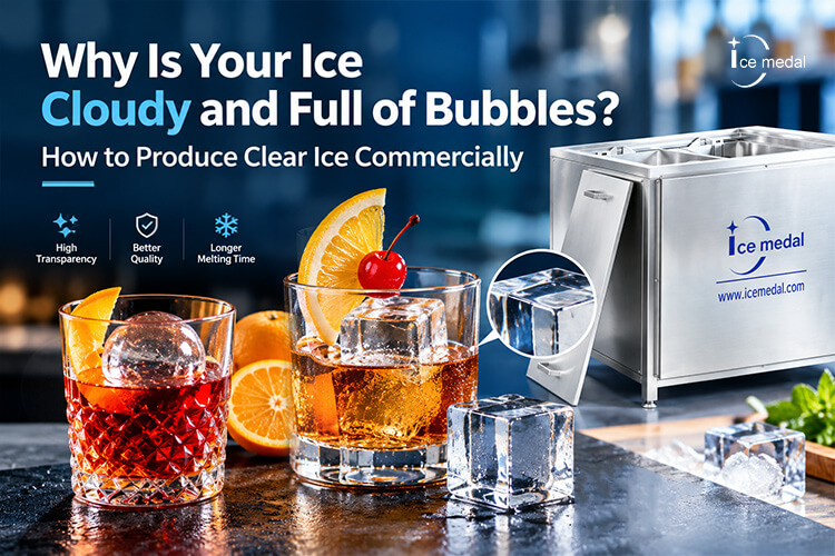 Pourquoi votre glace est-elle trouble et pleine de bulles ? Comment produire de la glace transparente à des fins commerciales